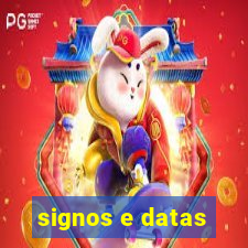 signos e datas